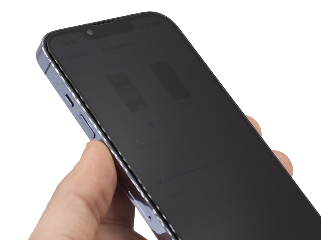 Soukromé 3D tvrzené sklo pro iPhone 13 a iPhone 13 Pro - 4